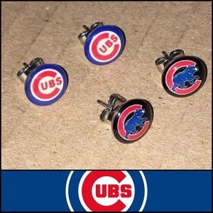 Cubs Earrings [2 PAIRS]